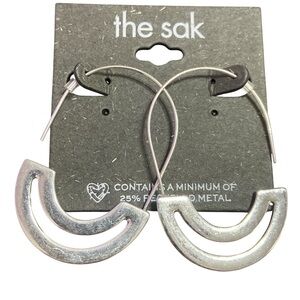 The Sak silver earrings NWT
